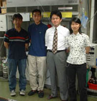 2003年全学ゼミ参加者と加藤教授、吉尾助手